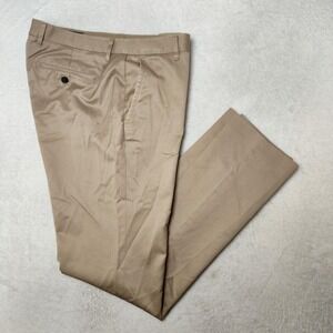 Bonobos‎ Pants Mens 34x32 Beige Chino Slim Cotton Weekday Warrior Wednesday Flat
